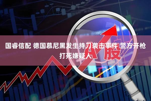 国睿信配 德国慕尼黑发生持刀袭击事件 警方开枪打死嫌疑人
