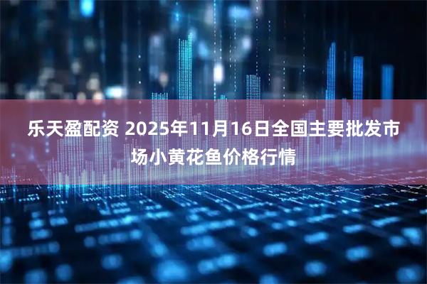 乐天盈配资 2025年11月16日全国主要批发市场小黄花鱼价格行情