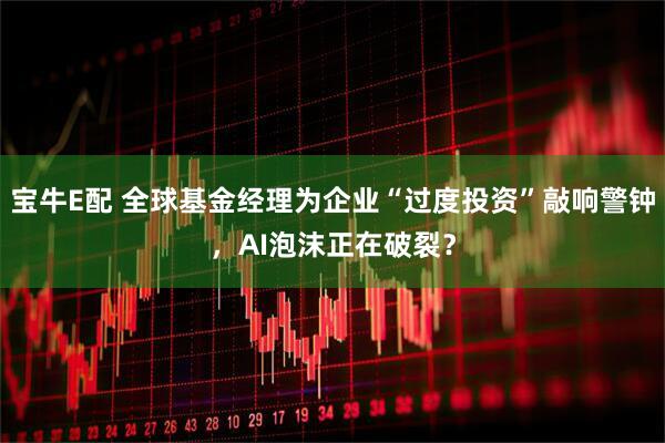 宝牛E配 全球基金经理为企业“过度投资”敲响警钟，AI泡沫正在破裂？